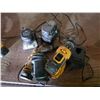 Image 5 : Dewalt power tools, circular saw, drill, chargers, batteries- most work- saw not tested