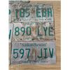 Image 2 : 7 mixed sask license plates