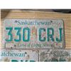 Image 4 : 7 mixed sask license plates