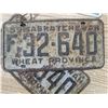 Image 2 : 2- 1959 sask license plates