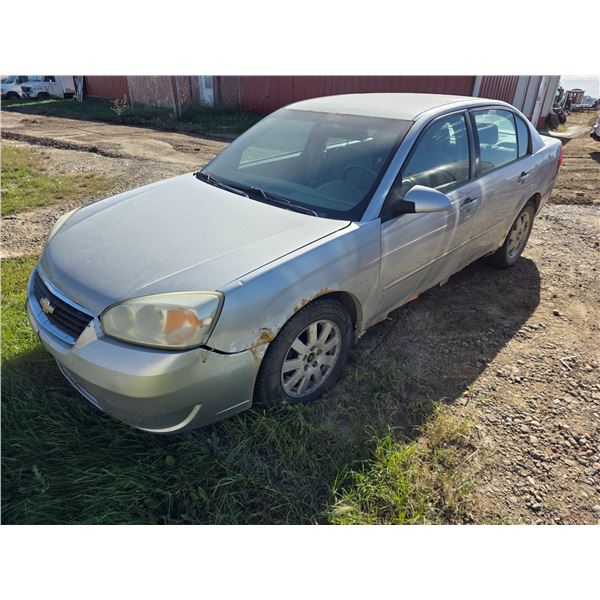 2006, CHEV MALIBU LT V6-VIN:1G1ZT51886F140151- AS IS