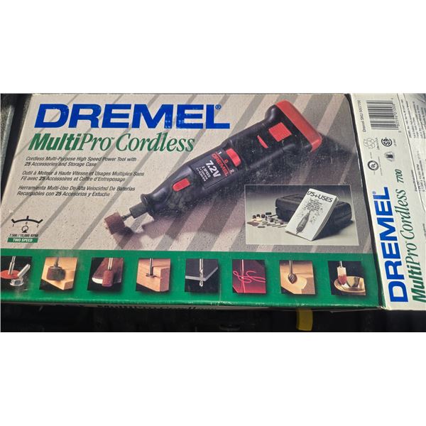 Cordless Dremel Tool in Box w/ Manual – Looks Unused