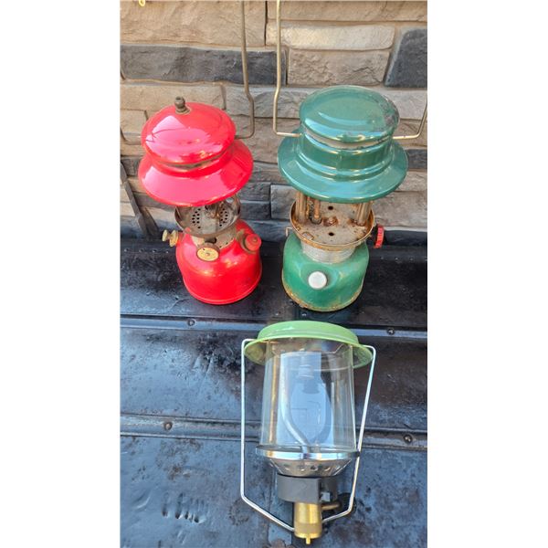 (3) Coleman Lantern Parts