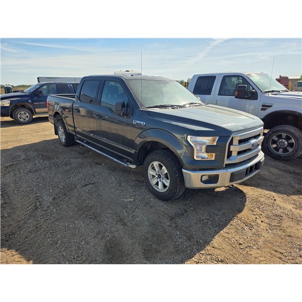 2015, FORD F150 SUPERCREW 4WD- VIN: 1FTFW1EF0FKD38748