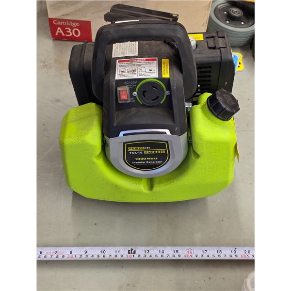*OFFSITE* 1000 Watt Gas Generator - Working
