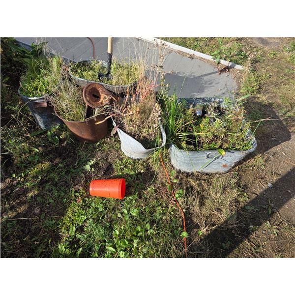 *OFFSITE* Galvanized Flower Buckets