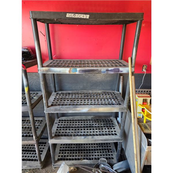 *OFFSITE* Plastic Shelving Unit – 36”x 18”x 72”h