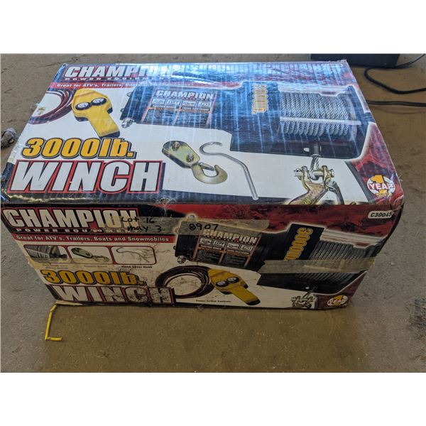 *OFFSITE* NEW in Box Champion 3000lb Winch