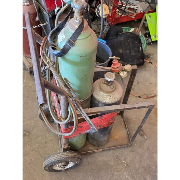 *OFFSITE* Acetylene Torch Cart w/ O2 and Acetylene Cannisters