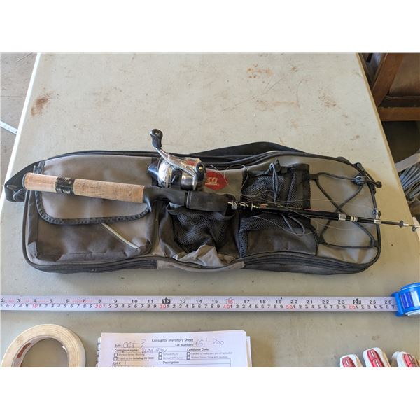 *OFFSITE* Zebco Telescoping Fishing Rod in Case