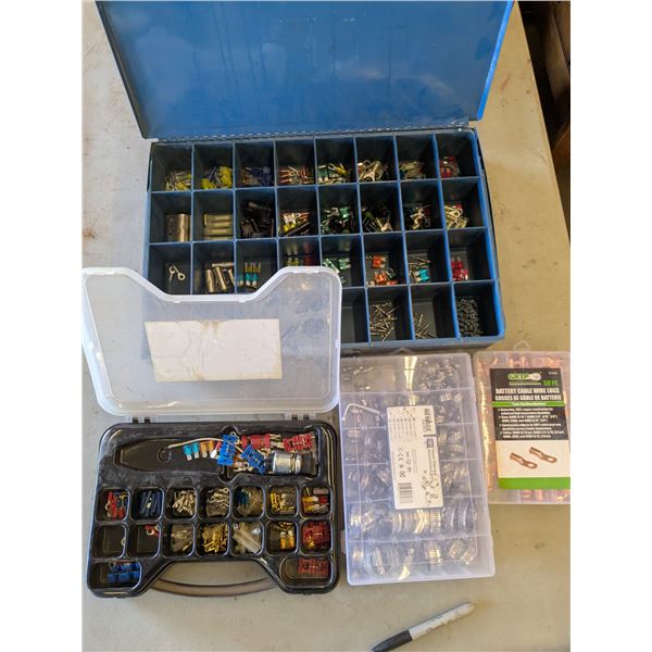 *OFFSITE* Assorted Wiring Hardware, Hose Clamps