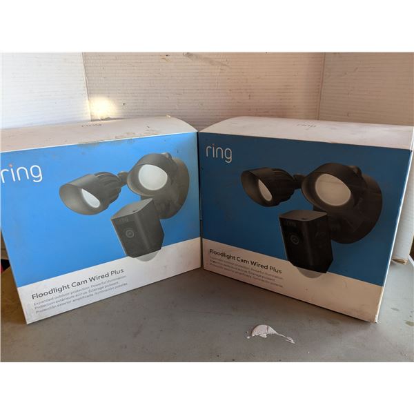 *OFFSITE* (2) NEW Ring Security Camera Floodlights