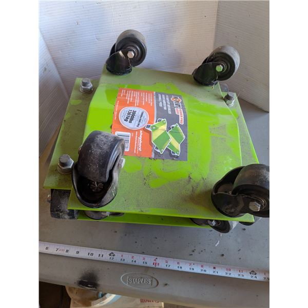 *OFFSITE* (4) Heavy Duty Auto Dollies (2 sets)