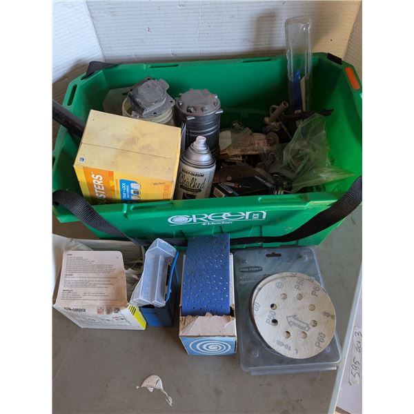 *OFFSITE* Bin of Assorted Hardware & Tools, etc.