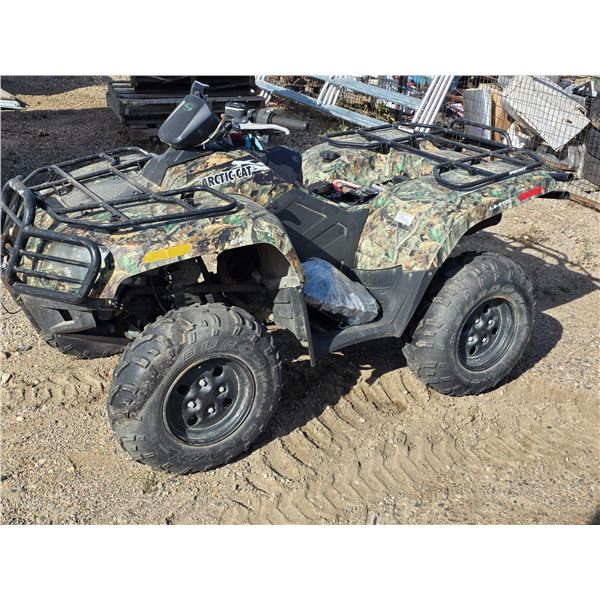 2014 Arctic cat quad- as is - engine apart- VIN: 4UF14ATV7ET209689