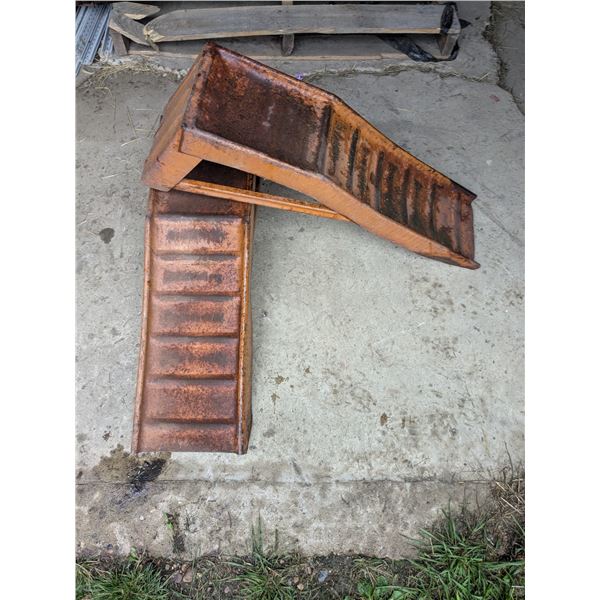 (2) Steel Car Ramps