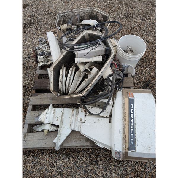 Misc. Pallet Lot – (3) Outboard Motors for Parts or Repair