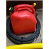 Image 2 : plastic tube, gas can, bike tires