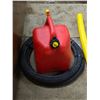 Image 3 : plastic tube, gas can, bike tires