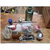 Image 1 : Lot of misc hardware and vase