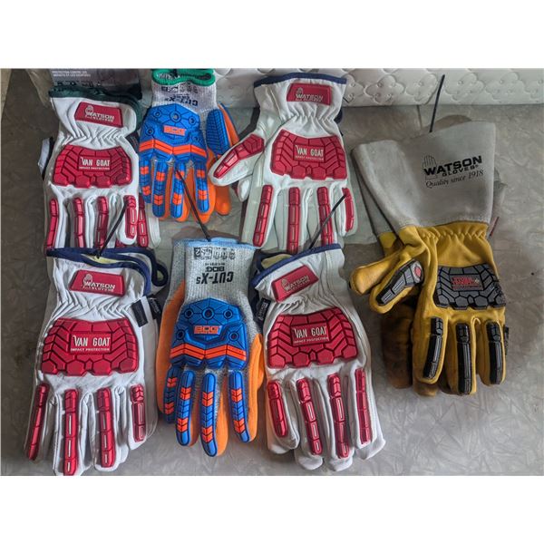 (7) Pairs NEW/Like New Impact Resistant Insulated Gloves