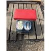 Image 1 : Wheeled Shop Stool, (48) Chrome Ford Truck Lug Nuts