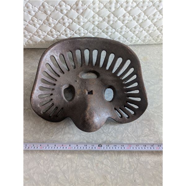Cast Iron Tractor Seat