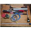 Image 1 : Lot of misc items, snow brushes, salt