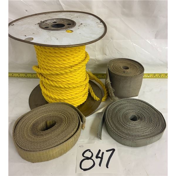 ½” Poly Rope, Strapping (1, 2, 4”)