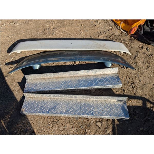 Vehicle Part Lot - Aluminum Steps, Car Spoilers