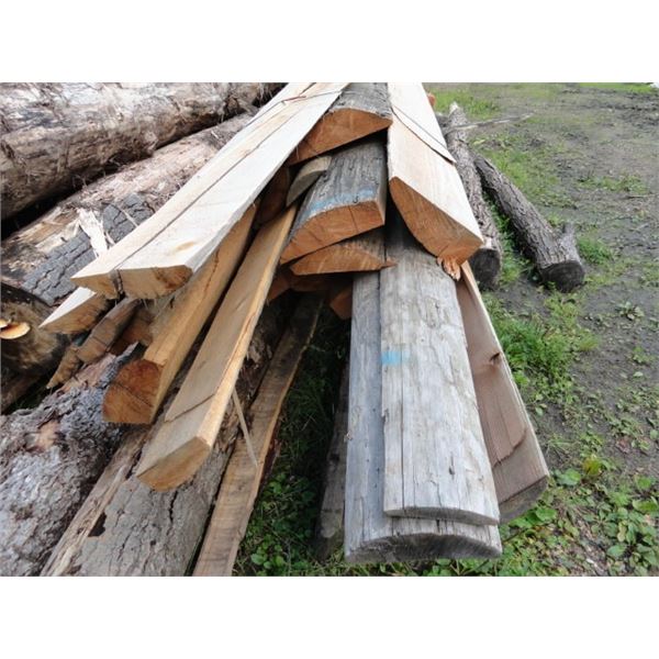 16’ Cedar Round Side Treated Timber