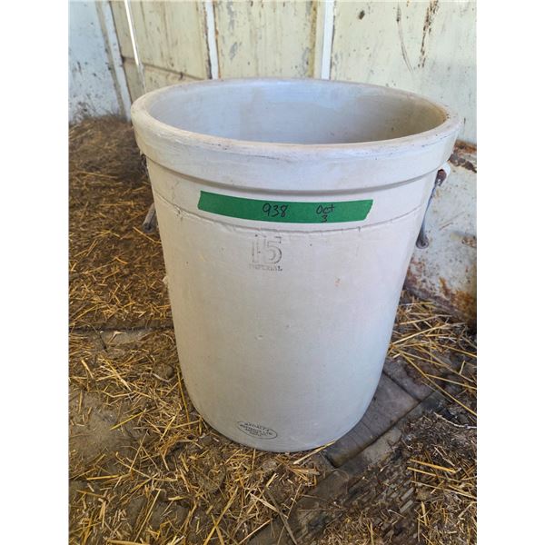15-Gallon Crock - No Cracks