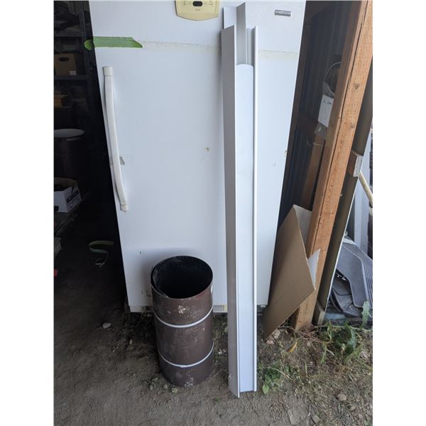 Tin Flashing, Plastic Eavestrough