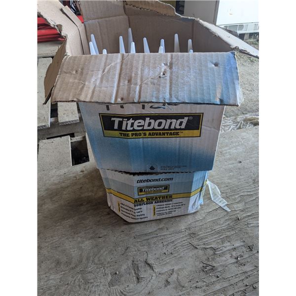 (12) Tubes or Titebond Adhesive