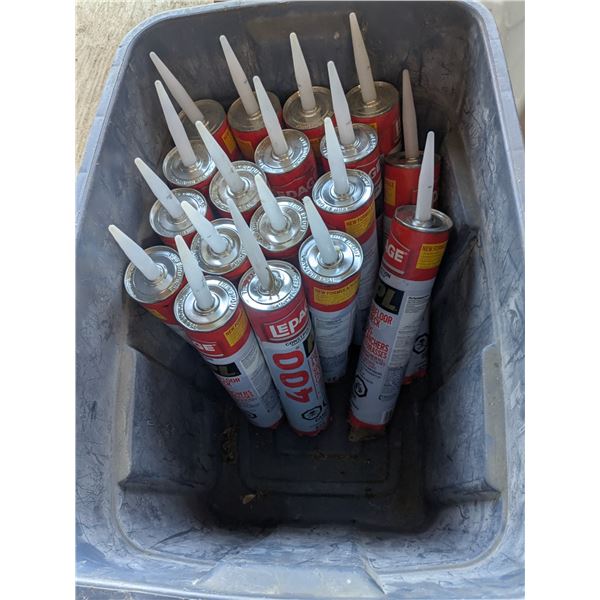 (18) Tubes of PL400 in Tote
