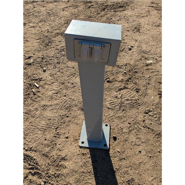 Power Box for Exterior Electrical Outlet, 29” tall