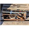 Image 1 : Vintage Metal Toolbox w/ Assorted Tools