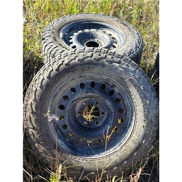 *OFFSITE* (3) Tires & Rims – 265/65r18, 5-Bolt
