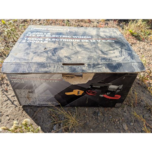 *OFFSITE* 12V 2000LB Electric Winch in Box