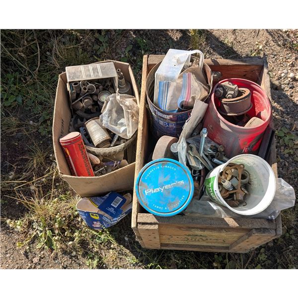 *OFFSITE* Misc. Hardware Lot w/ Vintage Canada Dry Crate