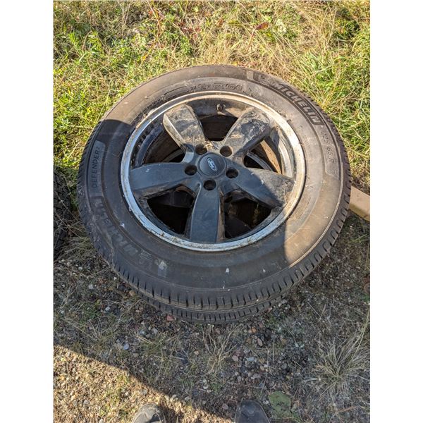 *OFFSITE* (2) Michelin Defender 225/65r17 Tires on Ford Rims