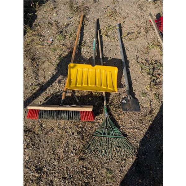 *OFFSITE* Scraper, Snow Shovel, Push Broom, Rake