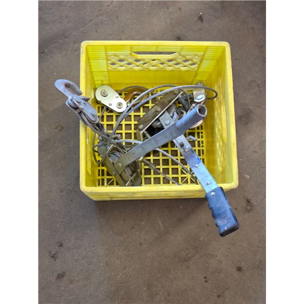 *OFFSITE* (2) Winches, Milkcrate