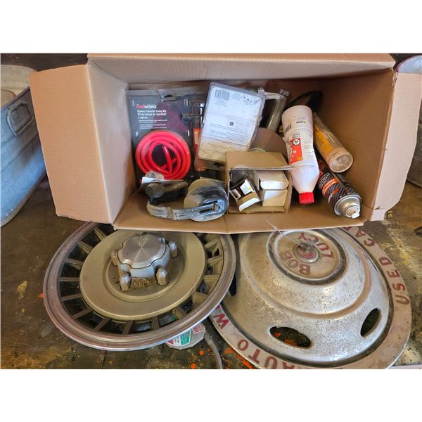 *OFFSITE* Lot of Misc. Shop Supplies, Hubcaps, etc.