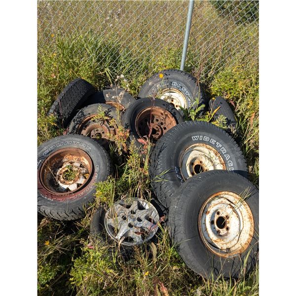 *OFFSITE* (11) Tires on Rims - As Is