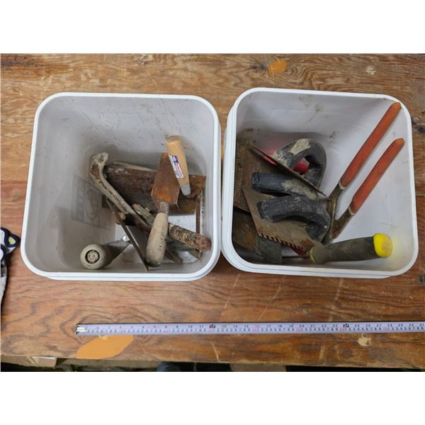 2 Buckets of mic tools
