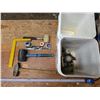Image 1 : Bucket of misc tools- mallets