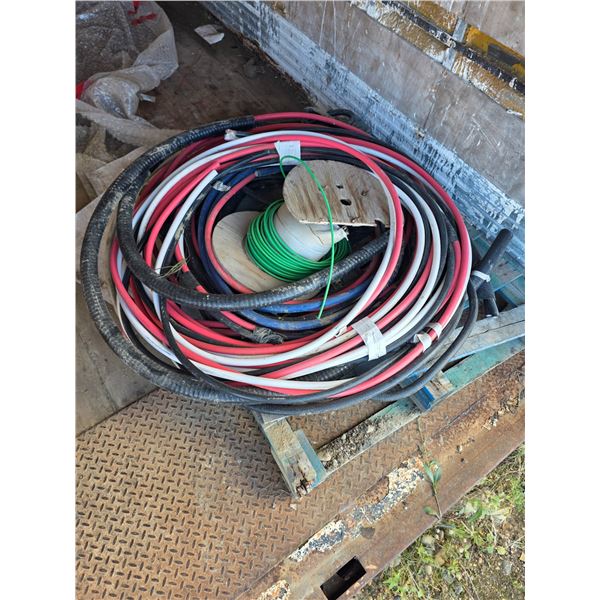Pallet of coated aluminum wiring
