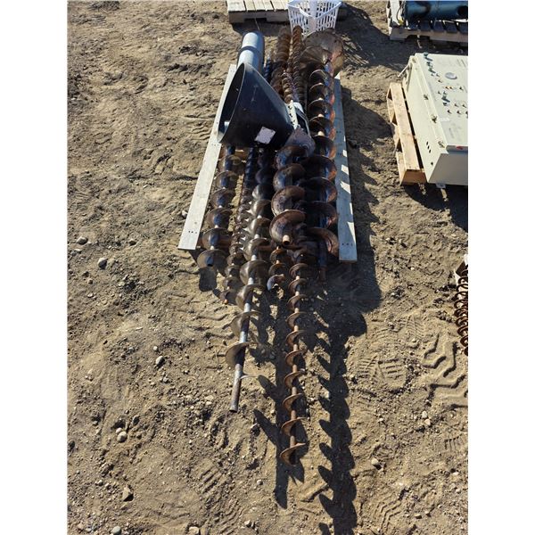Pallet of auger flighting