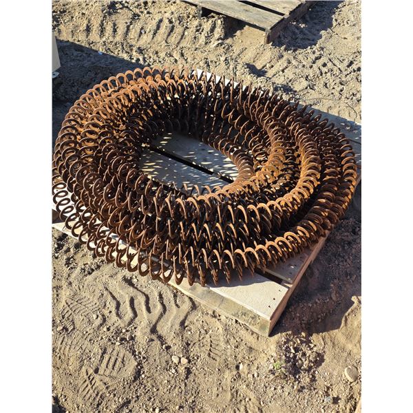 Pallet of coiled springs